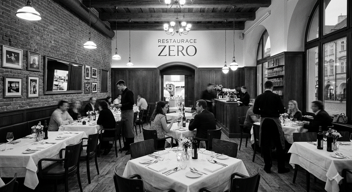 Restaurace Zero interiér